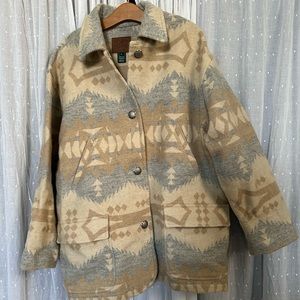 Lauren Ralph Lauren Wool blend Aztec / native style coat